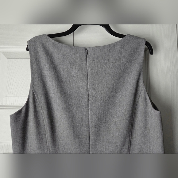 Kasper Classic Gray Midi Dress - Picture 8 of 12